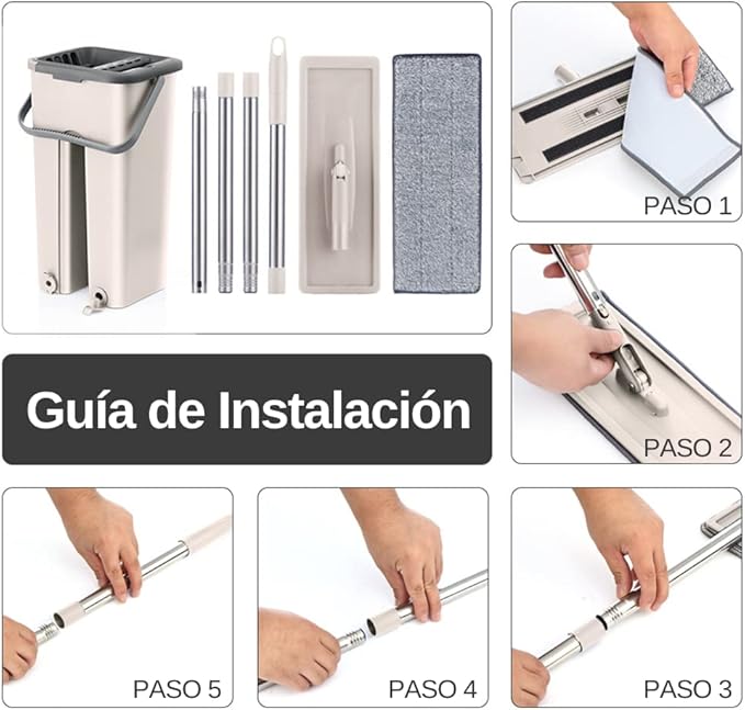 Mopa rectangular autoescurrible